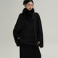 Fur Muffler Cape Coat SRS0402