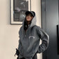 Side Line Double Zip Big Hoodie YLS1053