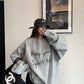 Letter Graphic Sweatshirt YLS1042