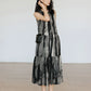 Sleeveless Tiedye Flare Dress VAS0079