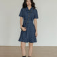 Paid Shirt Dress VAS0114