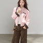 Pink Leather Jacket WDB0016
