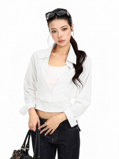 Crop Long Sleeve Shirt BGS0052
