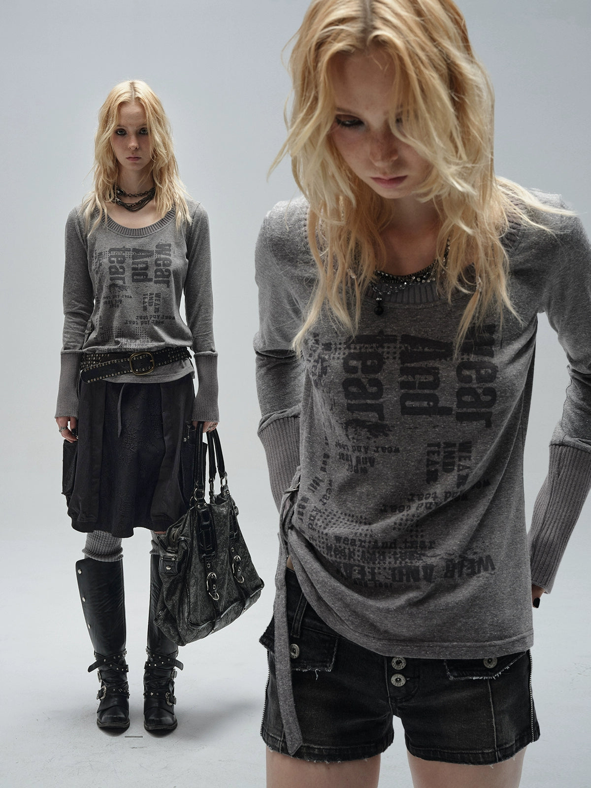 Round Neck Punk T-Shirt WAT0012