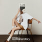 Letter Print Short-Sleeve T-Shirt LLA0651