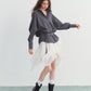 Belt Long-Sleeve Loose Shirt SPY0027