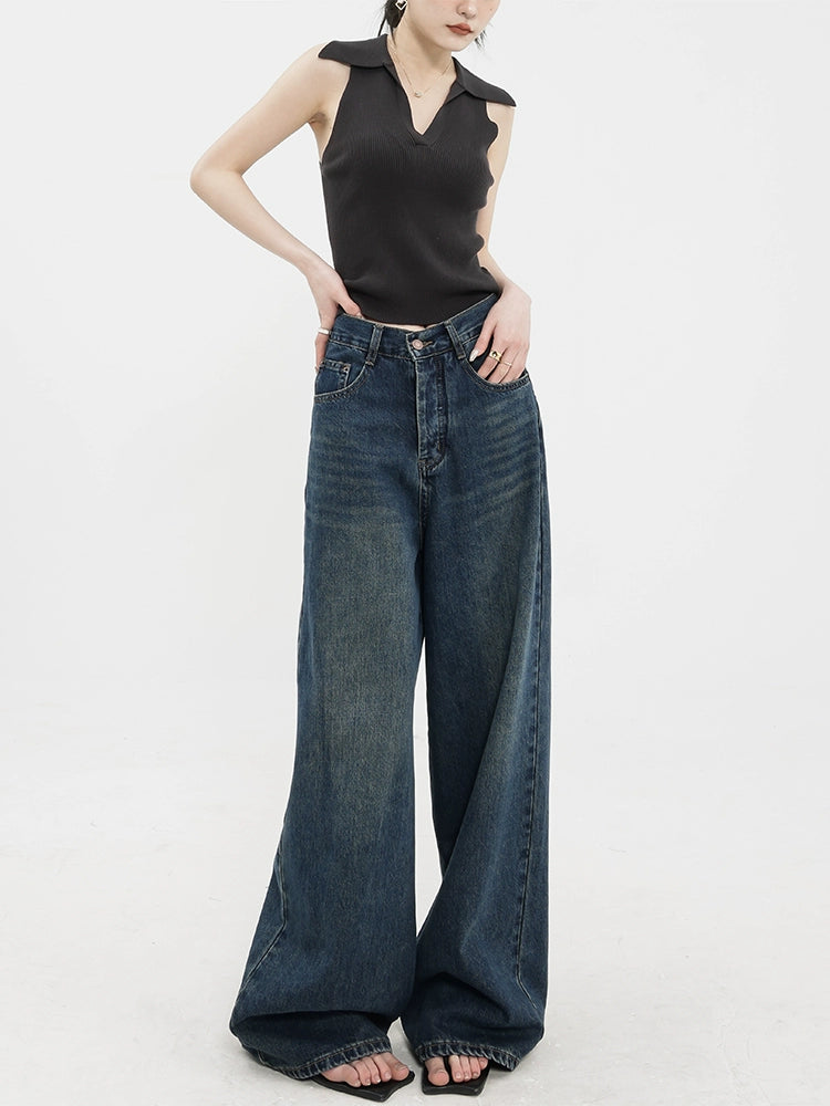 Vintage Wide Denim Pants ABW0004