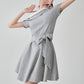 Off-Shoulder Layered Flared Mini Dress FER0277
