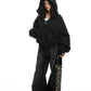 Ear Design Studded Hoodie BGS0022