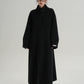 Mock Neck Long Coat SRS0413