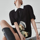 Dog Graphic Polo Dress FER0202