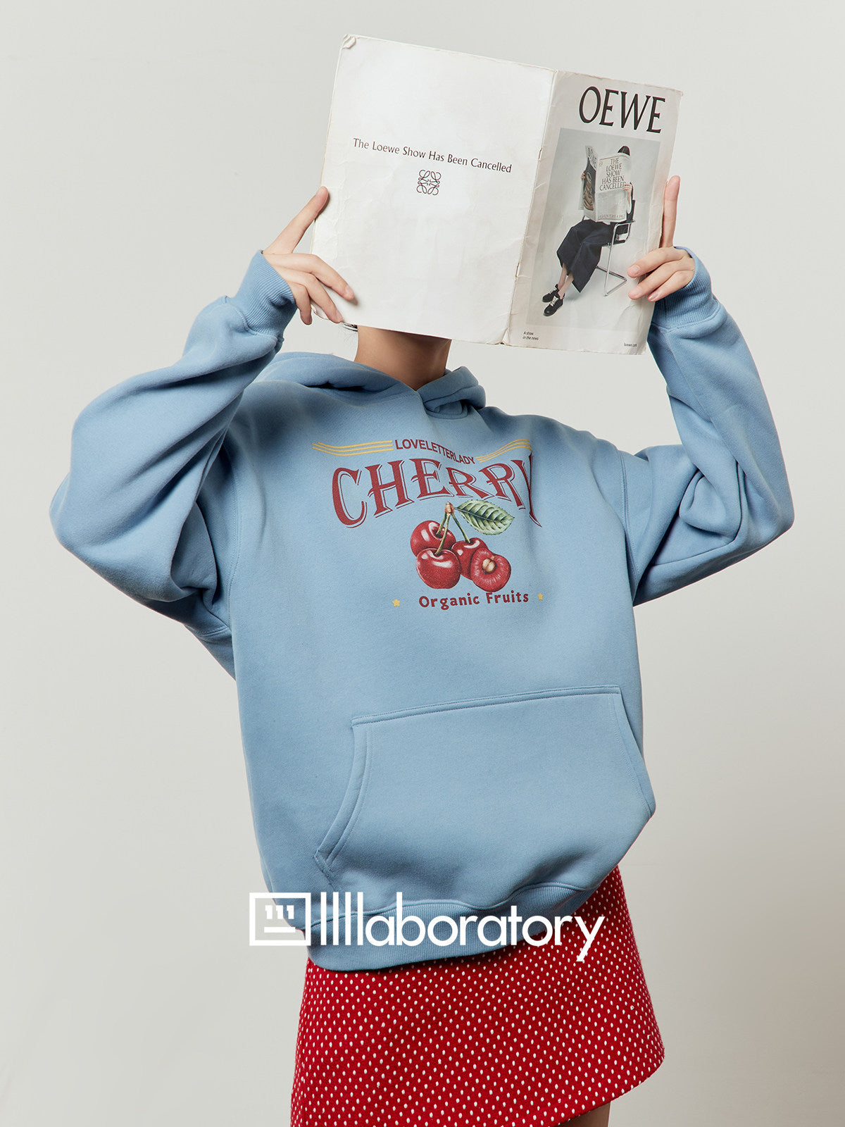 Cherry Print Hoodie LLA0601