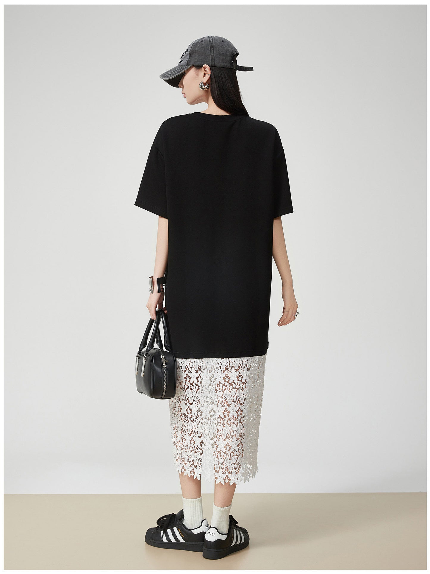 Race Switch T-Shirt Dress FER0155