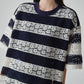 Sheer Lace Border Oversized T-Shirt FER0237