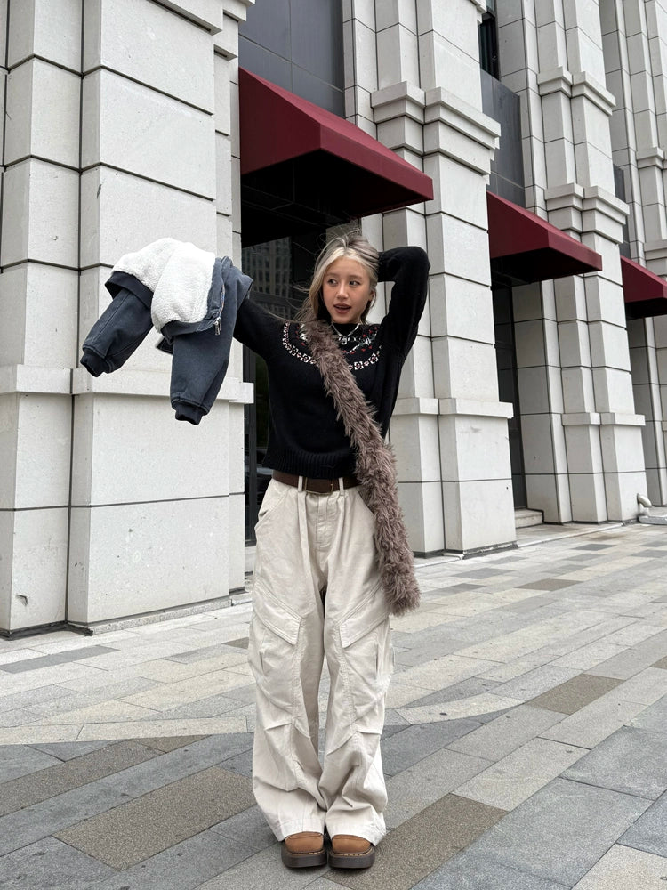 Nordic Knit Long Sleeve Top CYE0012