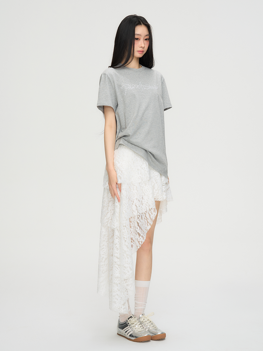 Tiered Lace Frill Skirt PUC0020