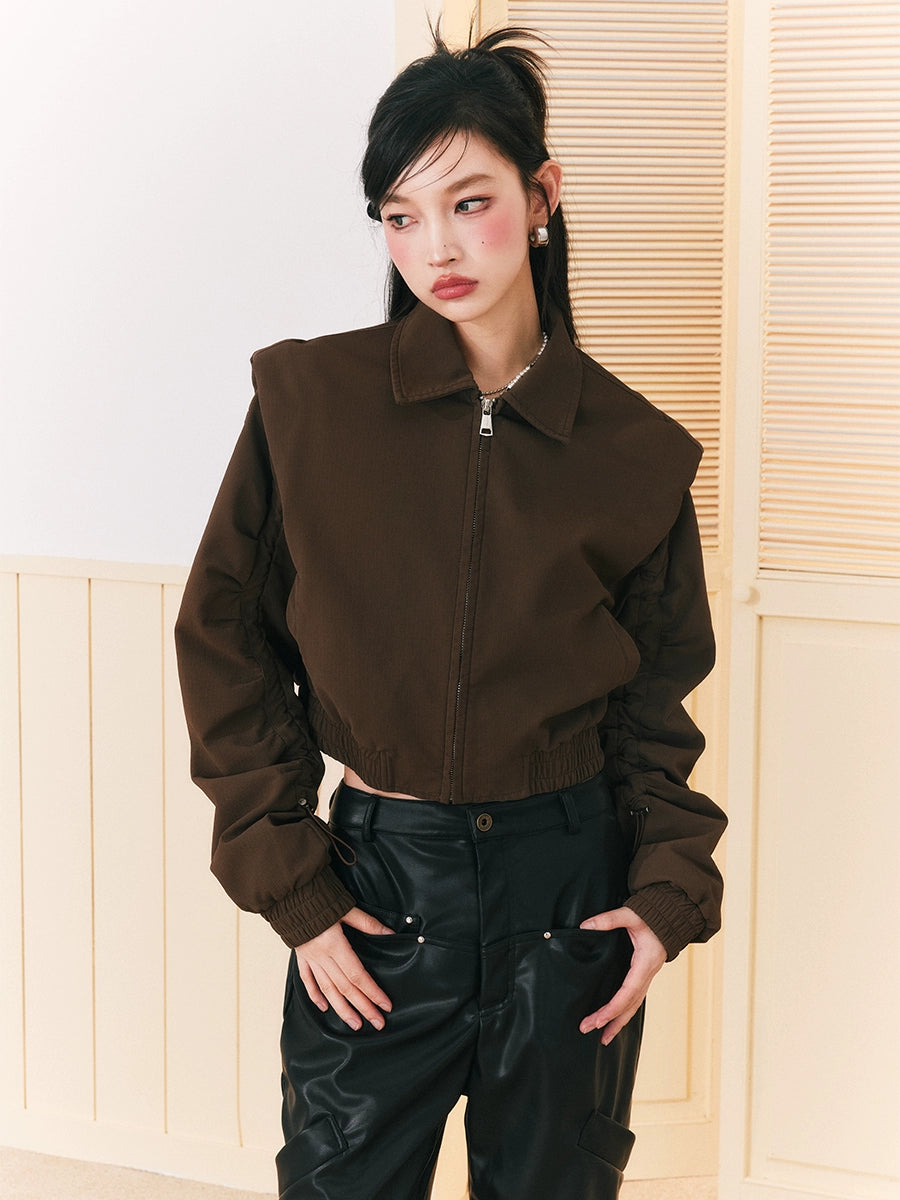 Power Shoulder Short Jacket NXD0002