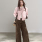 Pink Leather Jacket WDB0016