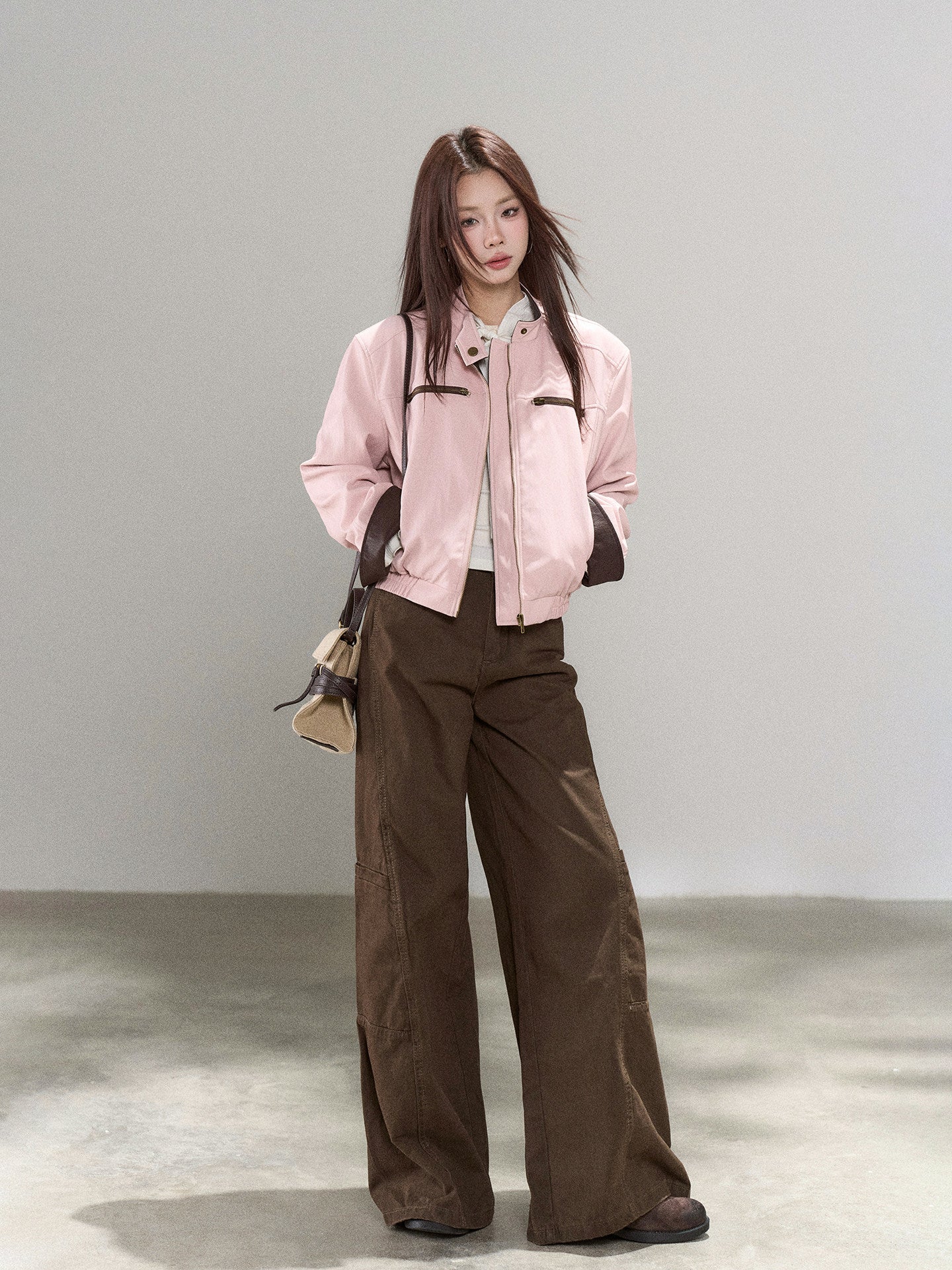 Pink Leather Jacket WDB0016