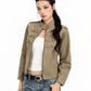 Stand Collar Biker Jacket BGS0058
