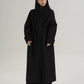 Stand Collar Paid Long Coat SRS0391