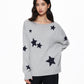 Star Crew Neck Knit Top UDS0007