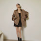Luxury Suede Jacket / Tight Mini Dress SUY0012