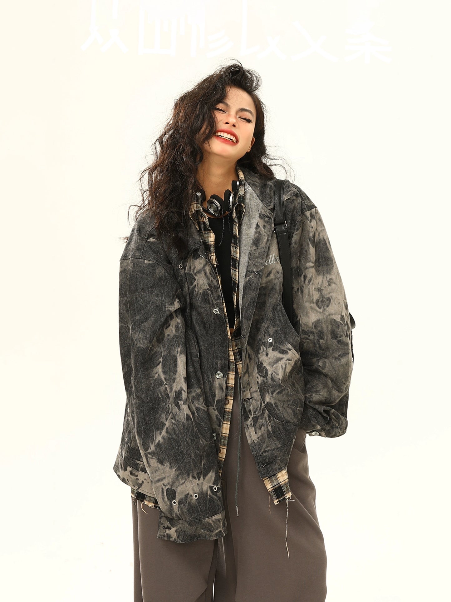 Tie-Dye Denim Jacket WDZ0044