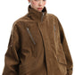 Stand Collar Suede Work Jacket BGS0021