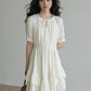 V-Neck Tiered Mini Dress VAS0201