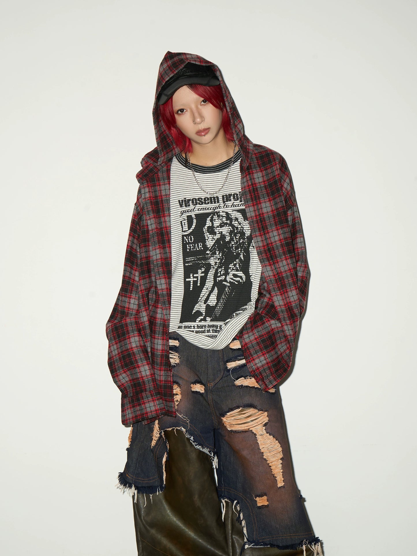 Plaid Long Sleeve Shirt MCY0007
