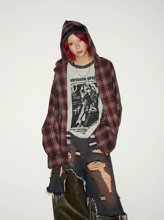 Plaid Long Sleeve Shirt MCY0007