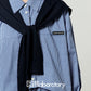 Blue Check Long Sleeve Shirt / Relaxed Mini Skirt LLA0513
