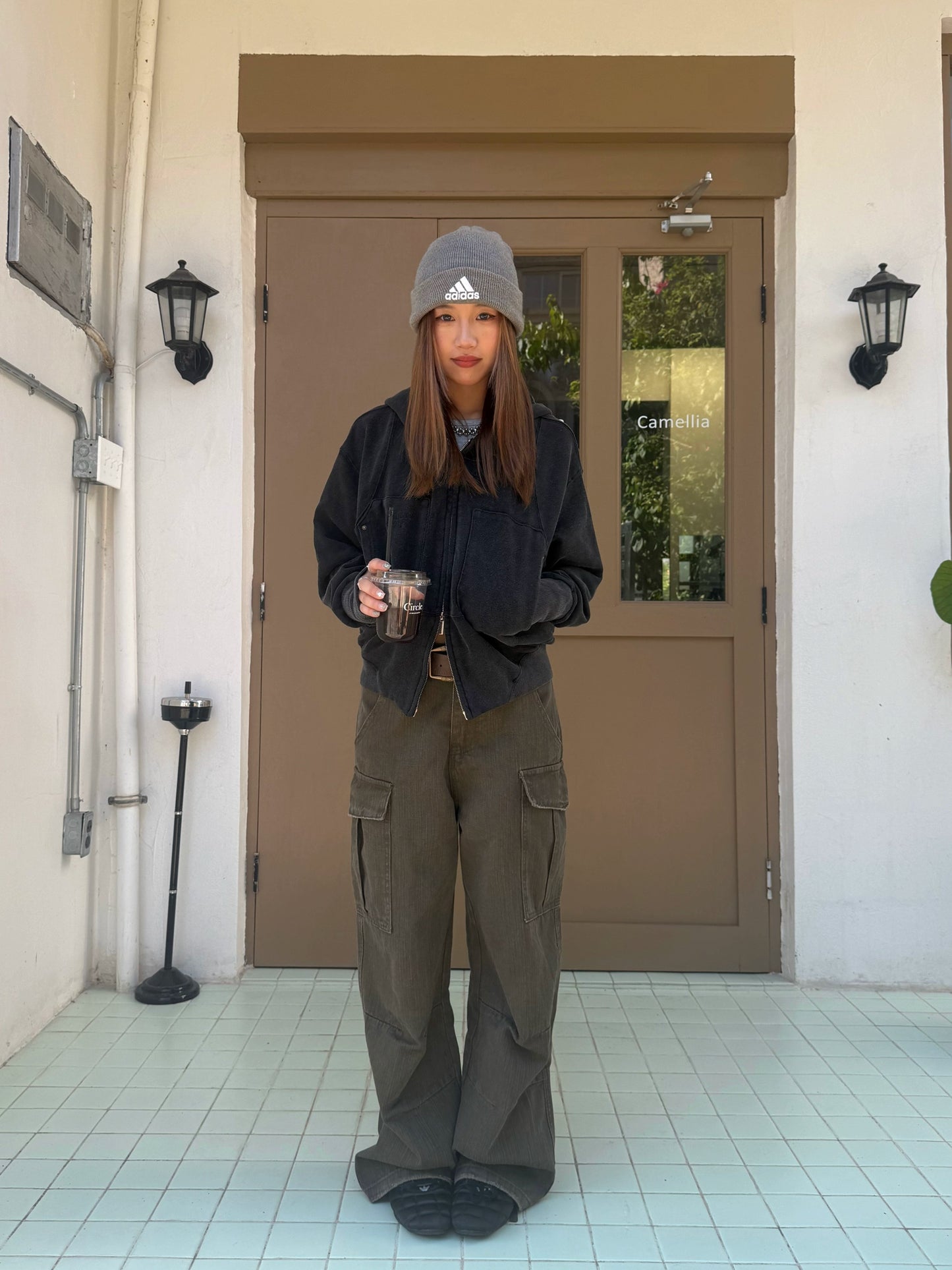 Wide Denim Cargo Pants CYE0052