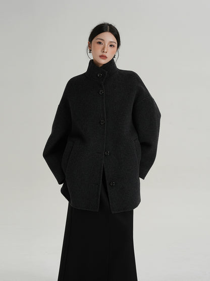Stand Collar Short Coat SRS0396