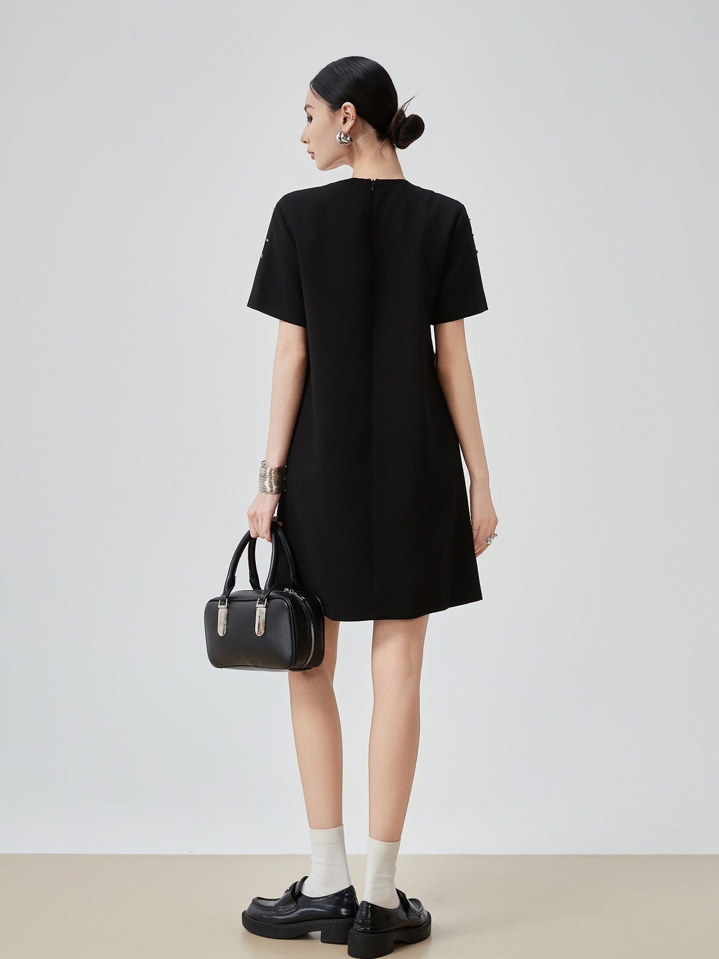 Bijou Neck Mini Dress FER0205