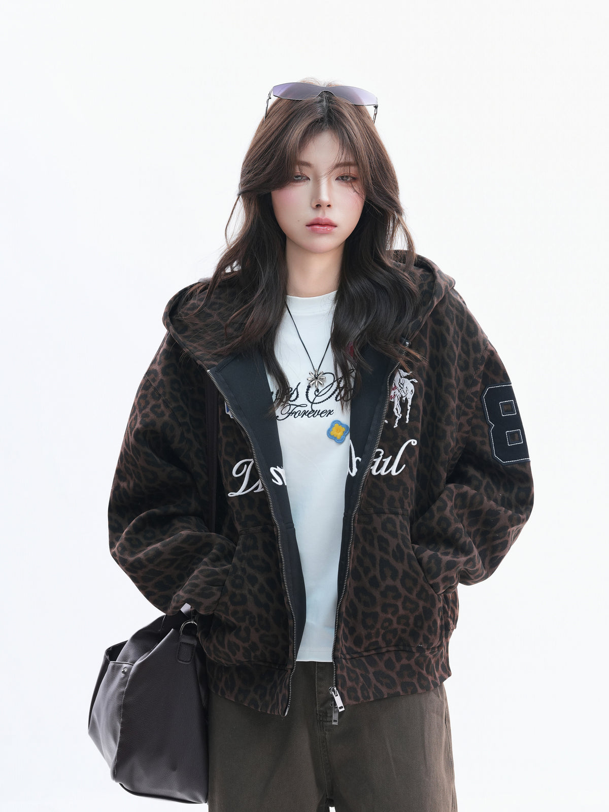 Leopard Hooded Short Jacket WLS0006