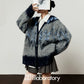Retro Casual Knit Cardigan / Long Sleeve Shirt / Pleated Skirt LLA0533