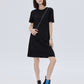 Crew Neck T-Shirt Short Dress SHN0010