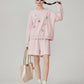 Pony Embroidered Long Sleeve Sweatshirt / Loose Shorts FER0086