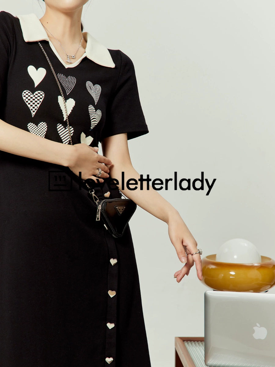 Heart Shaped Elements Charm Dress LLA0112