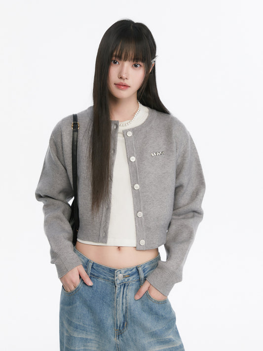 Soft Short Knit Cardigan KIP0007