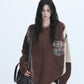 Docking Patchwork Knit Sweater WLS0013
