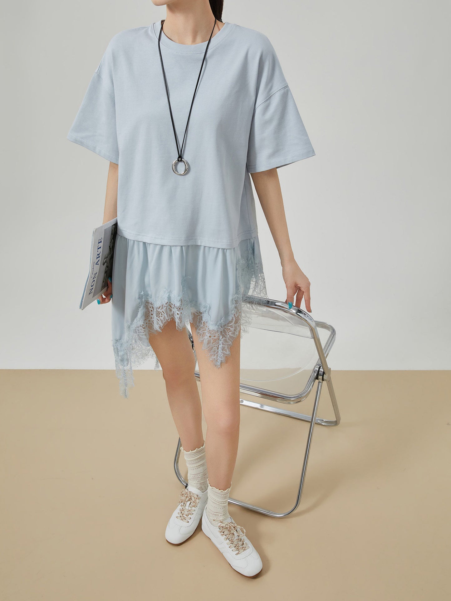 Asymmetric Design Mini Dress FER0236