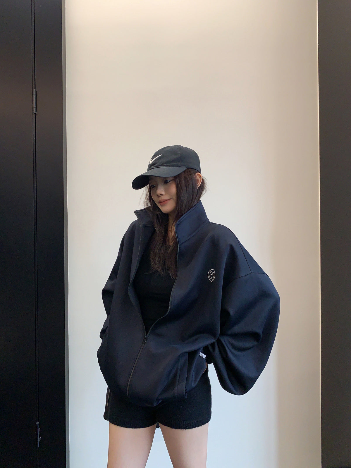 Stand Collar Track Blouson YLS1051