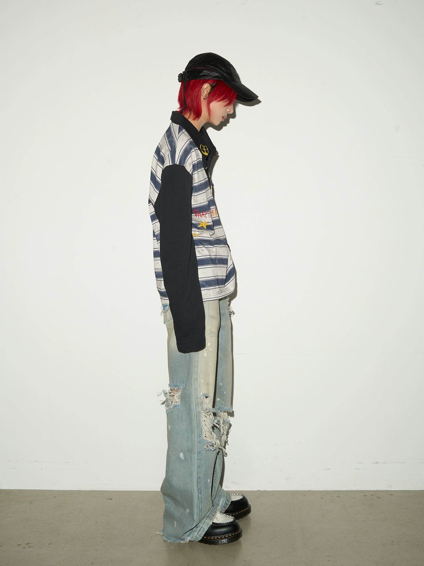Polo Neck Long Sleeve T-Shirt MCY0013