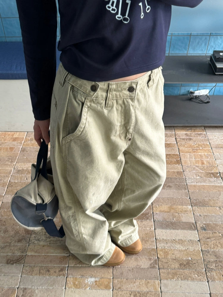 Vintage Ink Splash Cargo Pants CYE0075