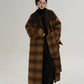 Plaid Long Wool Coat SRS0390