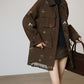 Brown Lace Patchwork Jacket SUY0020
