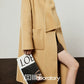 Long Coat With Scarf/Mini Skirt LLA0543
